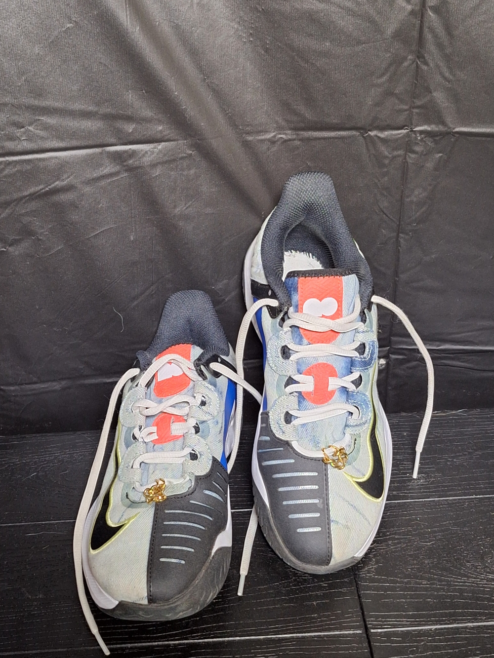 Naomi Osaka NIKE Court Air ZOOM Tennis Sneakers NY US OPEN HAITI JAPAN sz 7.5